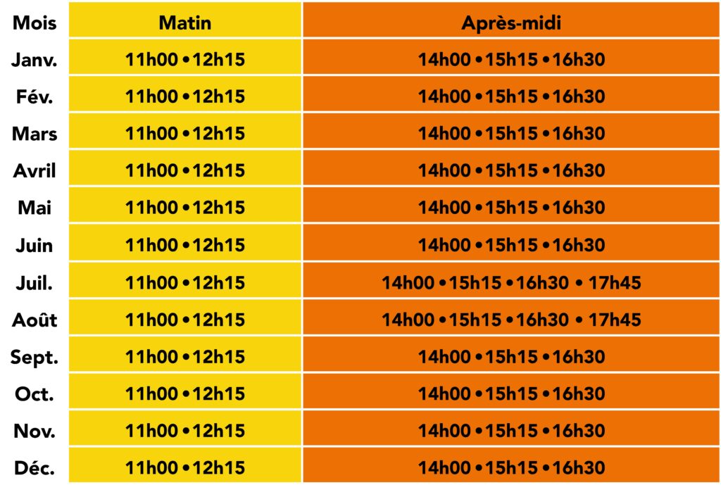 2026_Horaires - Petit Train Toulon